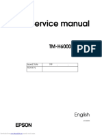 Service Manual: TM-H6000/H6000P