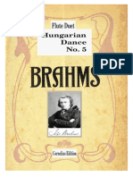 Brahms Hungarian Dance Flute Duet