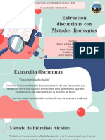 2.1 Extraccion Discontinua de Solventes Métodos