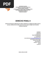 1er Trabajo de Derecho Penal Ii Ambiente Tavacare Seccion 01 Braulio Rojas y Maria Rivas