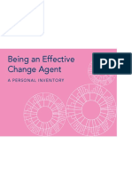 Being An Effective Change Agent: A Personal Inventory