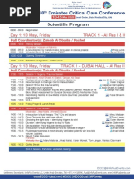 18 Emirates Critical Care Conference: Scientific Program