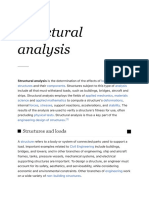 Structural Analysis: Structures and Loads