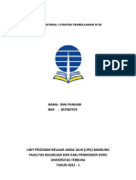 Tugas Tutorial 1 Strategi Pembelajaran