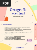 Ortografía Acentual