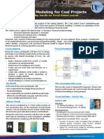 Financial Modeling For Coal Project - 2022 Course Flyer