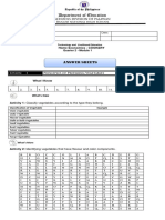 ANswer Sheet TLE FINAL