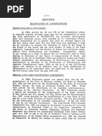 Delimitation of Constituencies