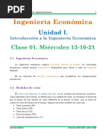 Unidad I. Introducción A La Ingeniería Económica. Parte 2