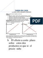 Tarea III Ejercicios Varios Demanda Oferta y Equilibrio