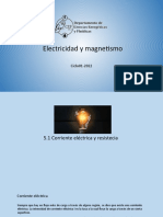 5.0 Corriente y Resistencia