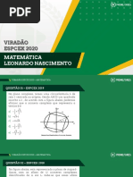 Viradão ESPCEX 2020: Matemática Leonardo Nascimento