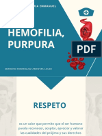 Hemofilia, Purpura