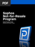 Sophos Not For Resale Program 2022