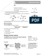 8f Summary Sheets