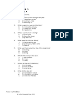 Unit Test - Unit 3 Listening Test A: Choose The Correct Answer