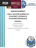 Análisis Numérico Tema 6