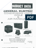 GE Product Data Condensing Units, Coils & Air Handlers