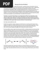 Resonance Structure Worksheet