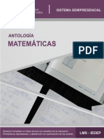 Antologia Matematicas