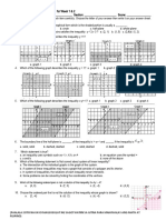 Mathematic 8: 2 Quarter Quiz #1 For Week 1 & 2 Name: - Section: - Score