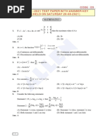 Code: D3 Kcet - 2021 Test Paper With Answer Key (HELD ON SATURDAY 28-08-2021)