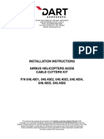 Installation Instructions Airbus Helicopters As350 Cable Cutters Kit P/N 646.4001, 646.4002, 646.4003, 646.4004, 646.4005, 646.4006