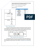 Locked Rotor Impedance Using Series Reactor