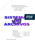 Sistemas de Archivos