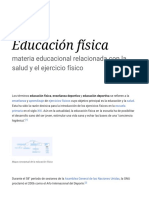 Educación Física - Wikipedia, La Enciclopedia Libre