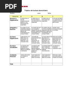 Tríptico de Lectura Domiciliaria