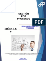 Manual #5 - Mejoramiento de Los Procesos