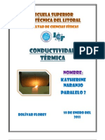 Conductividad Termica (Informe 9)