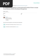 A Comparative Analysis On International Portfolio Flows To Asian Stock Markets With A Nonlinear Perspective