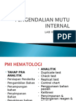 Pengendalian Mutu Internal Hematologi