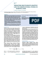 Bootstrap Aggregating Multivariate Adaptive Regression Spline For Observational Studies in Diabetes Cases