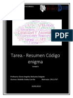 Tarea. - Resumen Código Enigma