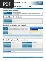 HDS-Silicato de Sodio Líquido