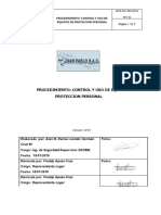 Mcjp-Sst-Proc0011 Procedimiento Control y Uso Adecuado de Epp