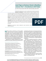 Effect of Attachment Typoe On Denture Strain in Maxillary Implant Overdentures W Palat