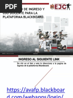 Instructivo Ingreso Plataforma Black Board Docentes