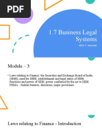 1.7 Business Legal Systems: Mfa 1 Semester