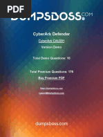 Cyberark Defender: Cyberark Cau201 Version Demo