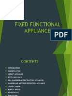 Fixed Functional Appliance