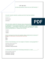 Route Redistribution: Unit 4&5 MCQ