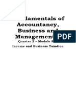 Fundamentals of Accountancy, Business and Management 2: Senior High School