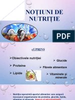 Noțiuni de Nutriție