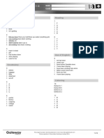 B1+ Review Test 1 Answer Key Standard