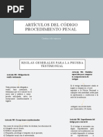 Artículos Del Código Procedimiento Penal