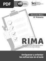 Examen Evaluacion RIMA 5 - Primaria